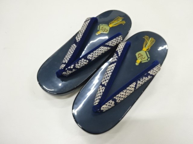 JAPANESE KIMONO / PAULOWNIA GETA FOR BOYS (19.5 cm) / UNUSED
